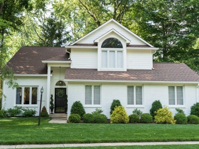 white painted home in indianapolis