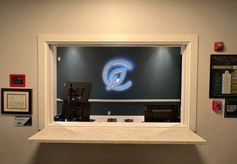 Company Logo Background Painting