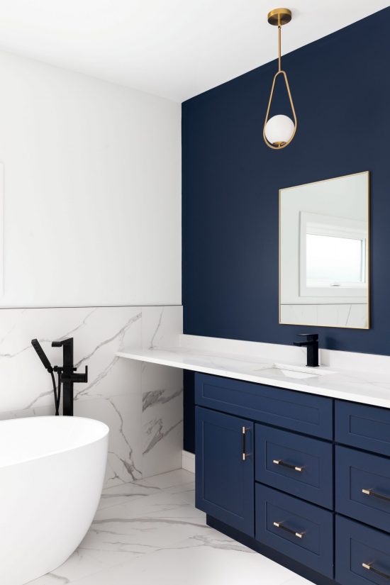 painted bathroom