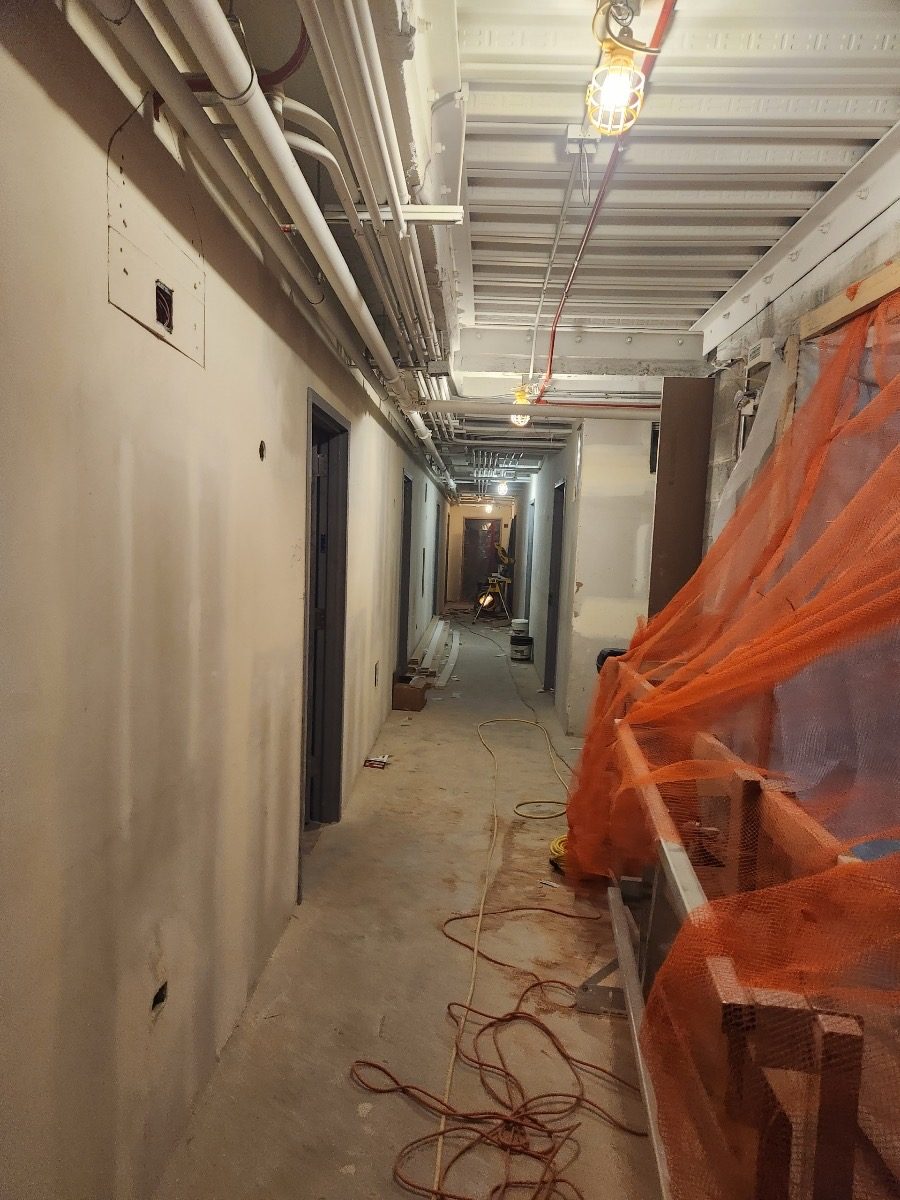 apartment building hallway painting Chicago Preview Image 1