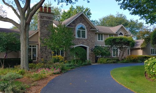 A Mix Of Solid Color and Brick
